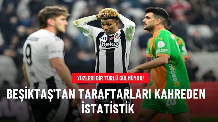 Beşiktaş’tan taraftarları kahreden istatistik