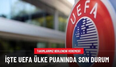 İşte UEFA ülke puanında son durum