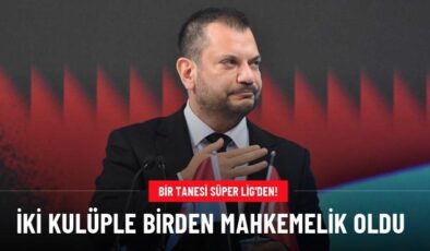 İki kulüple birden mahkemelik oldu