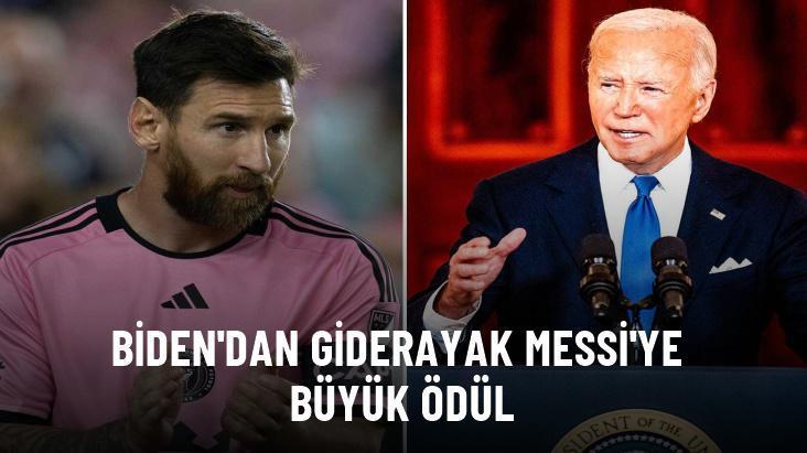 Biden’dan giderayak Messi’ye büyük ödül