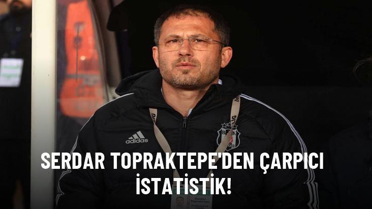 Serdar Topraktepe’den çarpıcı istatistik!