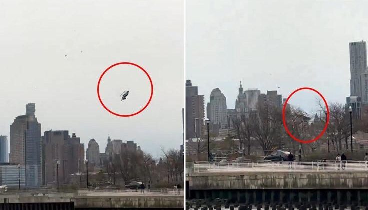 ABD’de helikopter böyle çakıldı! İçinde kurtulan olmadı