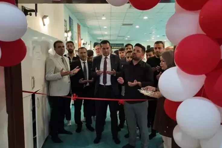 Diyarbakır’da Selahaddin Eyyubi Erkek Öğrenci Yurdu’nda Kütüphane Açıldı